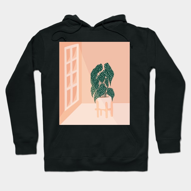 The lonely begonia Hoodie by FEMM